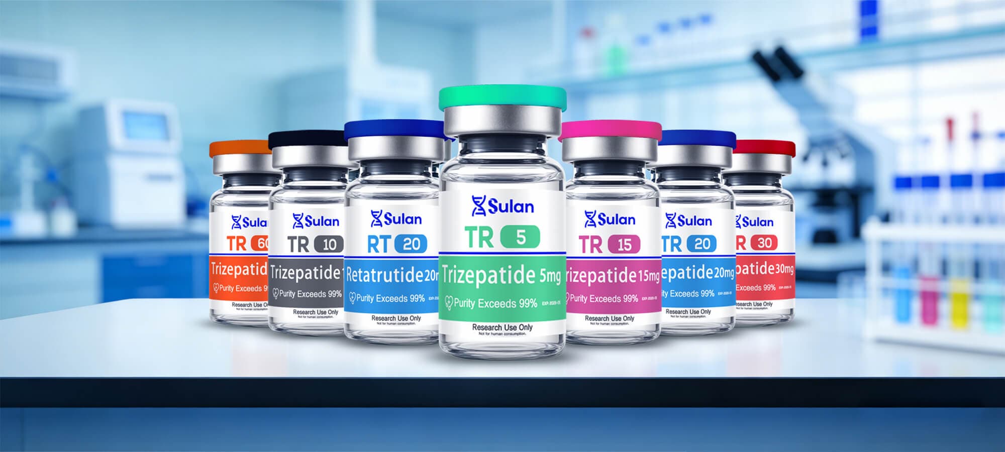 Guravi premium research peptides banner